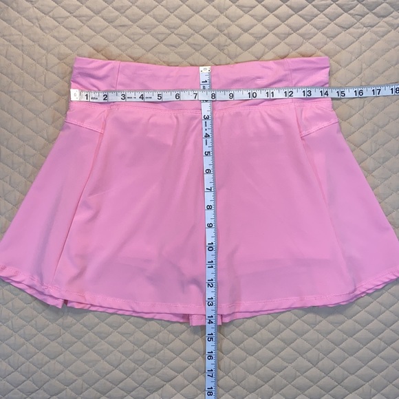 Active Girl Tennis, Golf & Roller Skating Skirt. Pink. Matching Under Shorts. - Picture 4 of 7